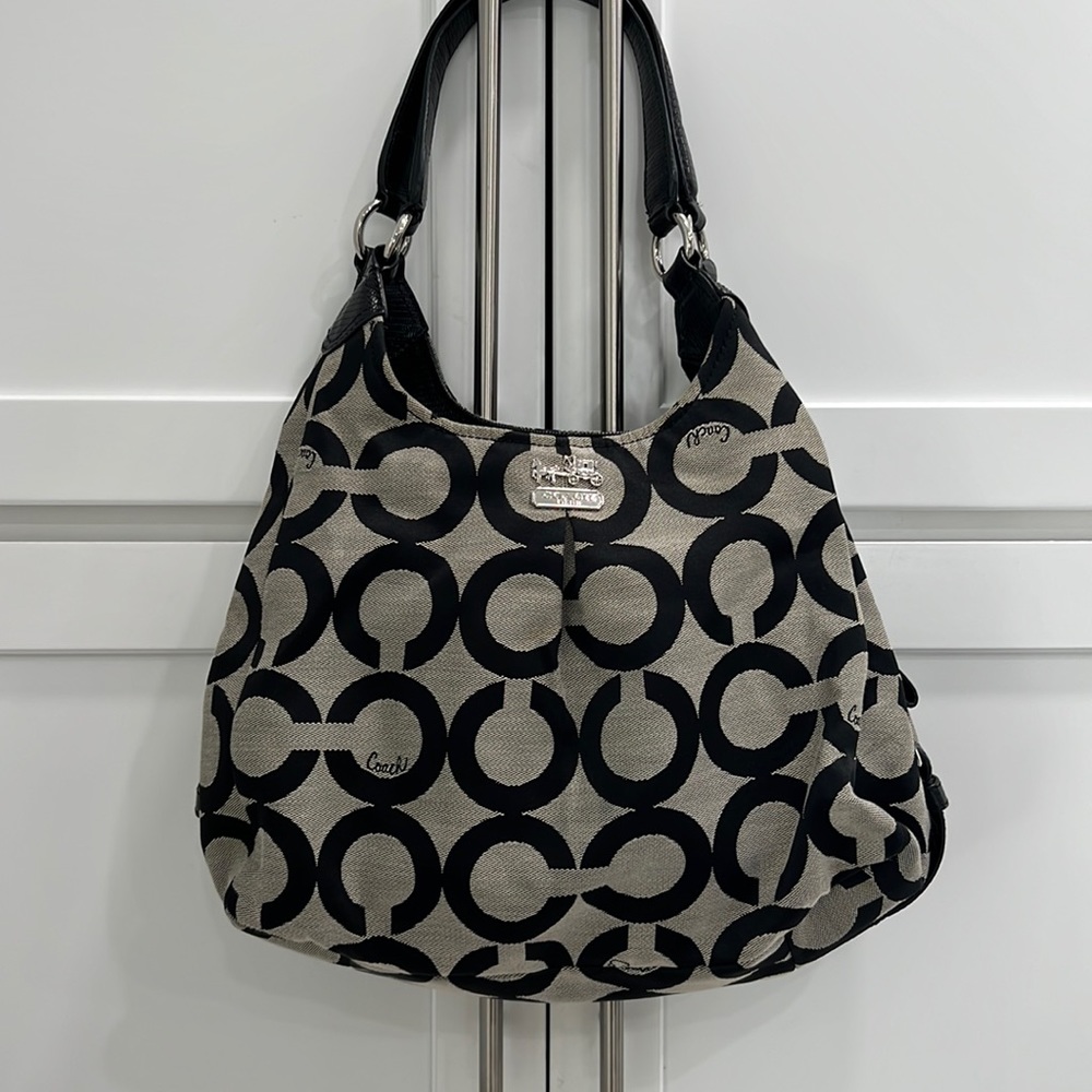 Coach Maggie OP Art Vintage Bag Tote